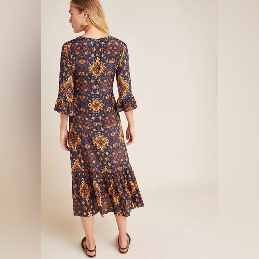Kachel X Anthropologie Tiburon Ruffled Maxi Dress - Picture 3 of 16